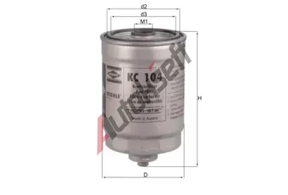 MAHLE Palivov filtr MAO KC 104, KC 104