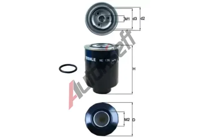 MAHLE Palivov filtr MAO KC 135D, KC 135D
