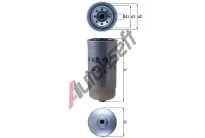 MAHLE Palivov filtr MAO KC 161, KC 161
