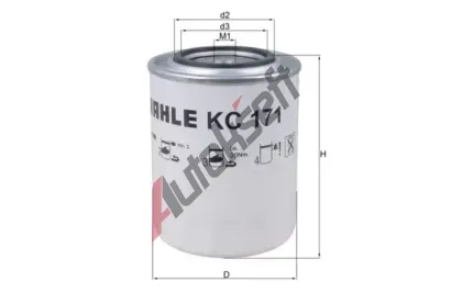 MAHLE Palivov filtr MAO KC 171, KC 171