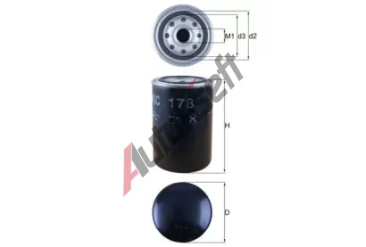 MAHLE Palivov� filtr MAO KC 178, KC 178