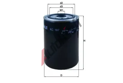 MAHLE Palivov� filtr MAO KC 197, KC 197