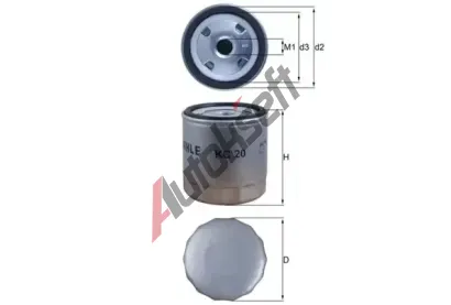 MAHLE Palivov filtr MAO KC 20, KC 20