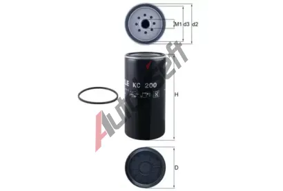 MAHLE Palivov filtr MAO KC 200, KC 200