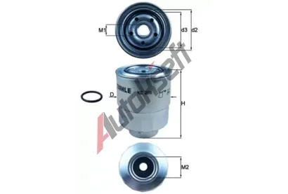MAHLE Palivov filtr MAO KC 256D, KC 256D
