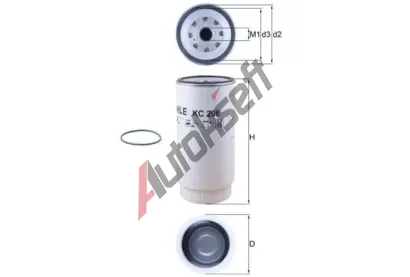 MAHLE Palivov filtr MAO KC 296D, KC 296D