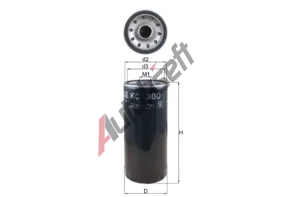 MAHLE Palivový filtr MAO KC 300, KC 300 MAHLE Palivový filtr MAO KC 300, KC 300
