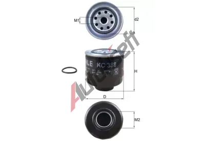 MAHLE Palivov filtr MAO KC 388D, KC 388D