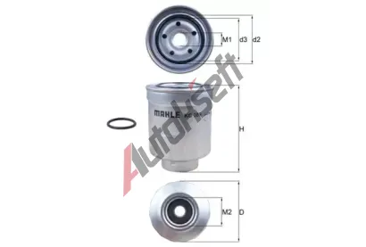 MAHLE Palivov filtr MAO KC 389D, KC 389D