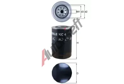 MAHLE Palivov filtr MAO KC 4, KC 4