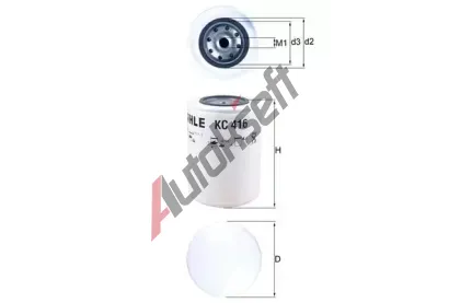 MAHLE Palivov filtr MAO KC 416, KC 416