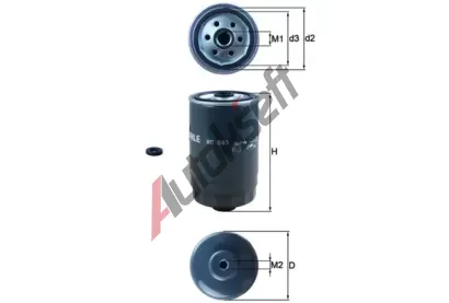 MAHLE Palivov filtr MAO KC 503D, KC 503D