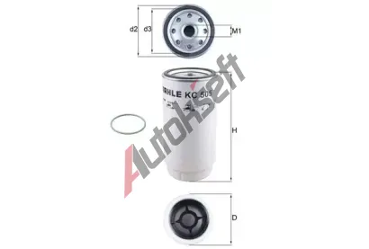 MAHLE Palivov filtr MAO KC 505D, KC 505D