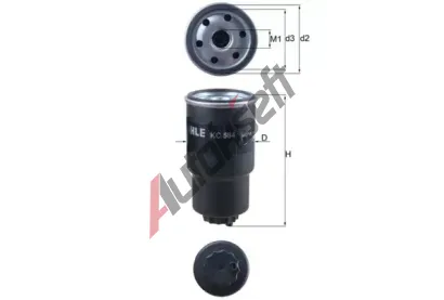 MAHLE Palivov filtr MAO KC 584, KC 584