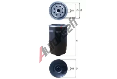 MAHLE Palivov filtr MAO KC 623, KC 623