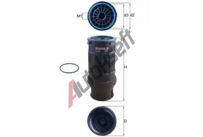 MAHLE Palivový filtr MAO KC 629D, KC 629D MAHLE Palivový filtr MAO KC 629D, KC 629D