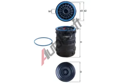 MAHLE Palivov� filtr MAO KC 633D, KC 633D