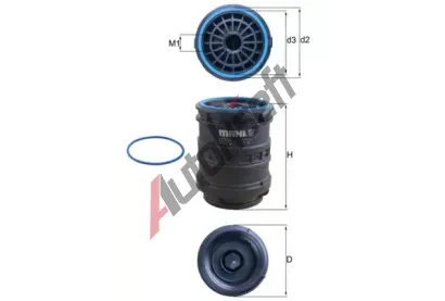 MAHLE Palivov� filtr MAO KC 634D, KC 634D