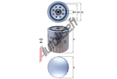 MAHLE Palivov filtr MAO KC 63/1D, KC 63/1D