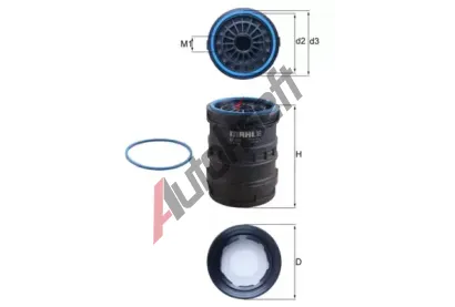 MAHLE Palivov� filtr MAO KC 645D, KC 645D