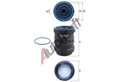 MAHLE Palivov� filtr MAO KC 646D, KC 646D