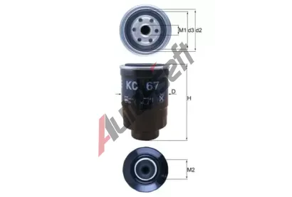 MAHLE Palivov filtr MAO KC 67, KC 67