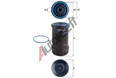 MAHLE Palivov filtr MAO KC 699D, KC 699D
