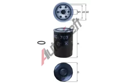 MAHLE Palivov filtr MAO KC 703D, KC 703D