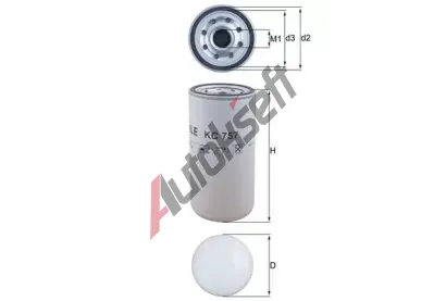 MAHLE Palivov� filtr MAO KC 757, KC 757