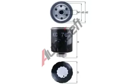 MAHLE Palivov filtr MAO KC 76, KC 76