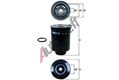 MAHLE Palivov filtr MAO KC 83D, KC 83D