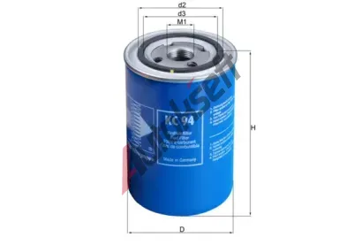 MAHLE Palivov� filtr MAO KC 94, KC 94