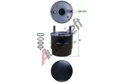 MAHLE Palivov filtr MAO KL 1002D, KL 1002D