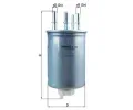 MAHLE Palivov filtr ‐ MAO KL 1044