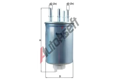 MAHLE Palivov filtr MAO KL 1044, KL 1044