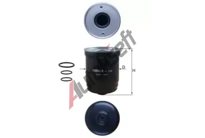 MAHLE Palivov filtr MAO KL 1193D, KL 1193D