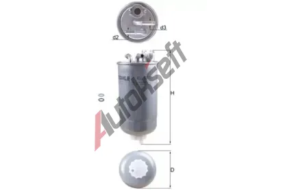 MAHLE Palivov filtr MAO KL 147/1D, KL 147/1D