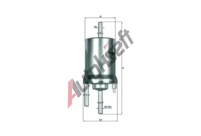 MAHLE Palivov filtr MAO KL 156/1, KL 156/1