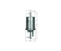 Palivov filtr MAHLE ‐ MAO KL 156/3