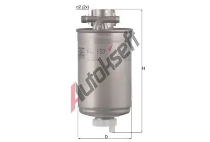 MAHLE Palivov filtr MAO KL 197, KL 197