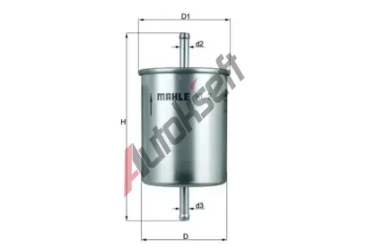 MAHLE Palivov filtr MAO KL 2, KL 2