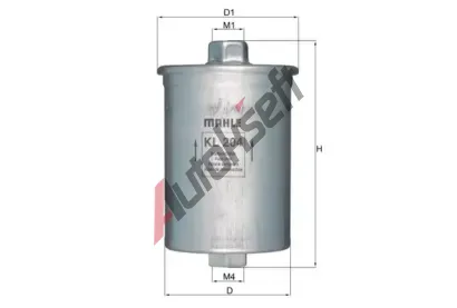 MAHLE Palivov filtr MAO KL 204, KL 204