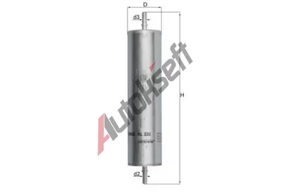 MAHLE Palivov filtr MAO KL 232, KL 232