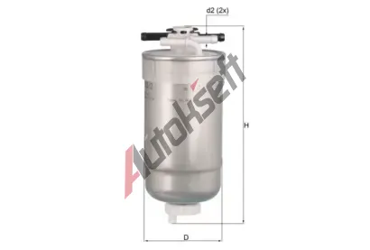 MAHLE Palivov filtr MAO KL 233/2, KL 233/2