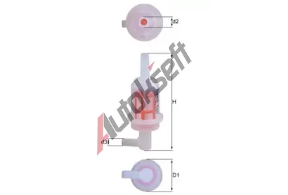 MAHLE Palivov filtr MAO KL 33, KL 33
