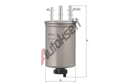 MAHLE Palivov filtr MAO KL 446, KL 446