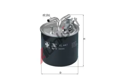 MAHLE Palivov filtr MAO KL 447, KL 447