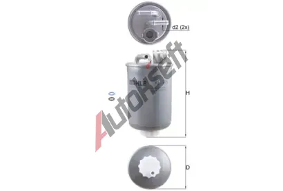 MAHLE Palivov filtr MAO KL 476D, KL 476D