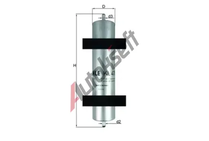 MAHLE Palivov filtr MAO KL 478, KL 478