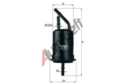 MAHLE Palivov filtr MAO KL 488, KL 488